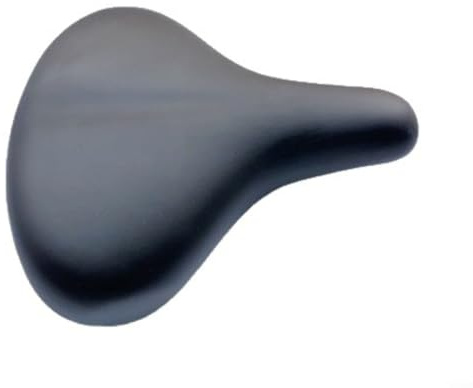 Asiento de sillín de ciclismo de interior para bicicleta estática, cojín ergonómico de base de plástico compatible con transmisión por correa, resistencia a la fricción silenciosa, soporta hasta 200