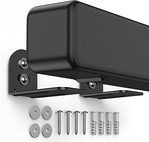 HomeMount Universal Soundbar Wandhalterung - Verstellbare Soundbar-Halterung, Kompatibel mit Soundbars von Fire TV, Samsung, TCL, LG, Vizio, Polk Audio, Klipsch, Insignia, JBL, Sony