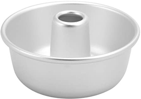 Heavenly Stainless Steel Donut Cake Pan: 130X55mm Aluminum Round Chiffon Cake Mold Metallic Non-Stick Ring-Shaped Baking Tin Donut Maker
