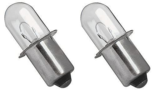 MaxLLTo 2 Pack 49-81-0030 18 Volt Flashlight Replacement Xenon Bulbs for Worklight 49-24-0171 49-24-0165 49-24-0160