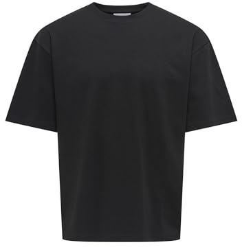 Only & Sons Homme Onscaspian AUT Tee T-Shirt, Noir, M EU