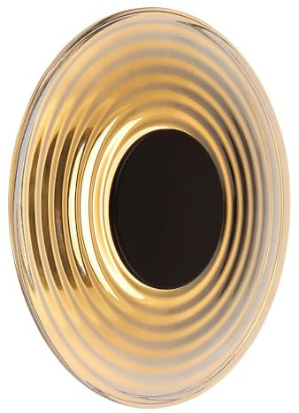 Wandleuchte Wandlampe Flurleuchte schwarz matt Glas rauchfarben LED D 30 cm