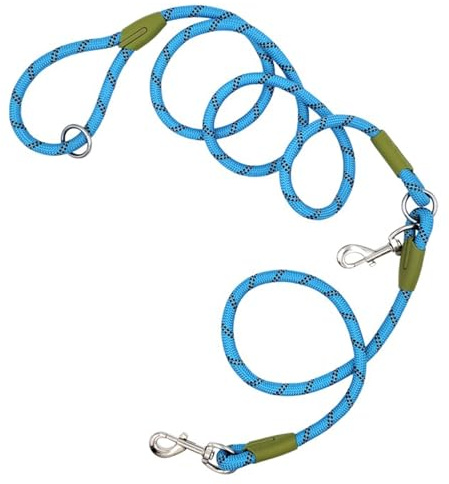 Guinzaglio per animali domestici in nylon, guinzaglio da addestramento per passeggiate con cuciture riflettenti Guinzaglio per cani a tracolla regolabile per cani di taglia (UNA)