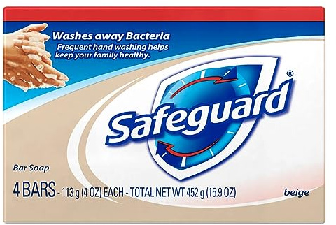 Antibacterial Bath Bar Soap (1 Pack of 4 bars)