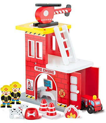 New Classic Toys - 11030 - Spelfigurer och fordon - Brandstation