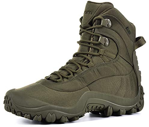 XPETI Mens Hunting Boots Breathable Military Combat Desert Boots