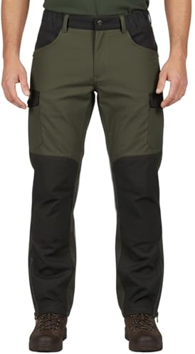 Game Technical Apparel Mens Forrester Hunting Hiking Breathable Water Repellent Trousers - HB402 (36W) Green