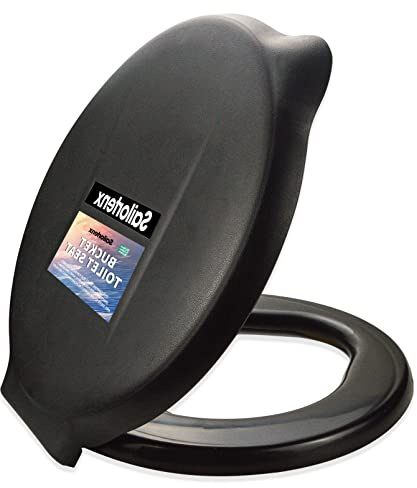 Sailortenx Bucket Toilet Seat with Lid - Portable Toilet for Camping, Outdoor & Boating