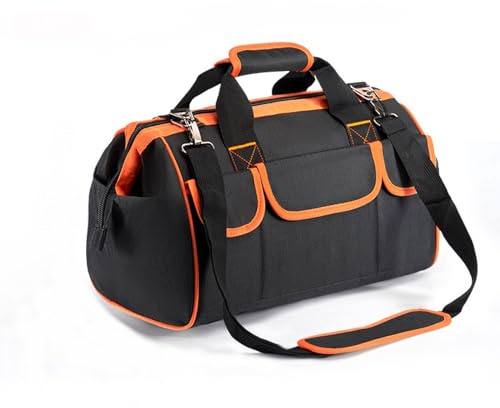 Bolsa de herramientas para electricista, organizador multifuncional, Bolsa de Herramientas, Bolsa Organizadora de Herramientas, Bolsa de Herramientas Multifuncional(naranja)