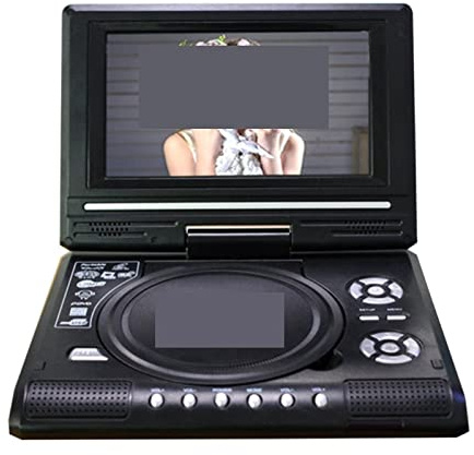 Bärbar DVD-spelare AV Kabel-TV Projektor Funktion Stöd USB-minne SD-kort AV-in/ut