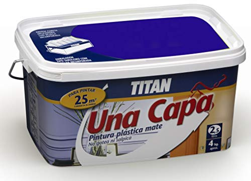 Titan 69638126 One Coat Matt Paint Plastic Grey Intense