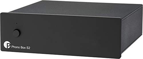 Pro-Ject Phono Box S2, „Best Buy“ MM/MC Phono Vorverstärker (Schwarz)