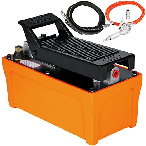 Mophorn Presión del Aire 8 bar, Bomba Hidráulica de Aire B-70BQ, Presión Máxima 700 bar, Cambiador Hidráulico Interruptor Talón Bomba Pie, Bomba de Hidráulico Capacidad 1,5 L Bomba de Hidráulico