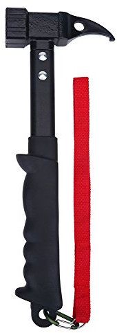 Vgeby Klauenhammer, Hochfester Metallhammer Mit Stoßdämpfendem Gummigriff Und Nagelabzieher Für Camping Im Freien Campingzelte Und Zubehör Camping Hammer