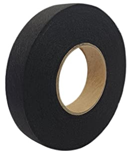 Ainkou 26 Yards Web Hemming Tape Hem Tape Fabric Fusing Iron-on Tape for Trousers Clothes Jeans Garment Curtains (20mm) - Black