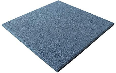 Fallschutzplatte Grau 50x50x2,5cm Gymnastikmatte Kinderturnmatte Spielmatte Gummimatte