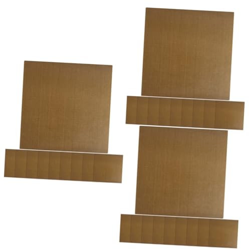 Healeved 30pcs Heat Insulation Hair Curler Sticker Hair Straightener Sticker for Flat Iron Fabric for Straightener