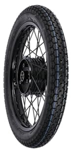 Komplettrad 1,5x16 Alufelge, Speichen, Nabe in Schwarz + Vee Rubber VRM 015