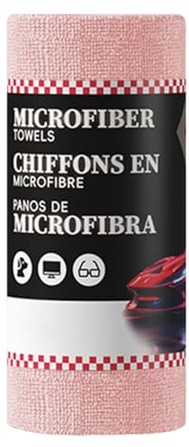 Microfiber Towels - Microfibre Car Towel | 30 Pack Reusable Absorbent Cleaning Cloths | Glass Window Wiper | Use For Auto Detailing, Interior, Kitchen, Dish, Lens | Microfibre Cloth For Windshield, G
