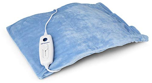 Orbegozo AH 3150 - Elektrisches Heizkissen, 6 Leistungsstufen, waschbarer Bezug, ausziehbare Fernbedienung mit LCD-Display, automatische Abschaltung, 100 W