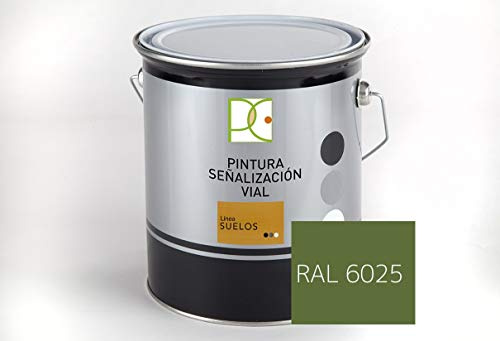COLAMINA PINTURA SEÑALIZACION VIAL VERDE ELECTRICO 5 KG.