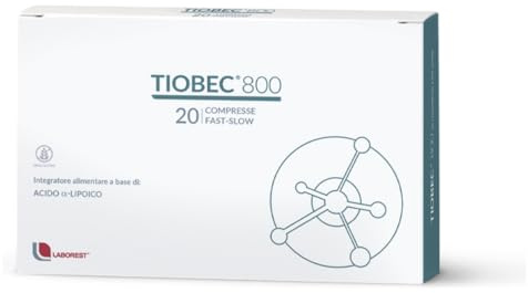 Laborest | Tiobec 800 | 20 compresse di 1.7g | Acido tiottico | Acido a-lipoico