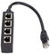 Topiky RJ45-Splitter-Adapter, 1 Bis 4 Port, Reibungslose Übertragung, Hervorragende Verbindung, Netzwerkkabel-Adapter, Leiterplatten-Ethernet-Adapter für ADSL, Hub, Switch, TV,
