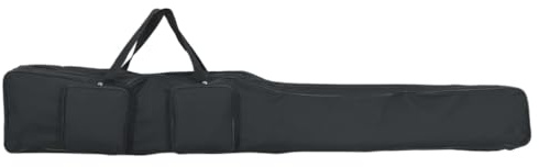 Genérico Bolso para caña de Pescar Tela Oxford Negro 160 cm, Bolsas y Estuches para cañas de Pescar Negro,4009999