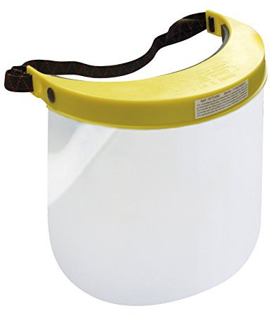 COGEX - Visières de sécurité, visière de protection - Visière de protection débrouissailleuse, visière de protection enfant - Masque de débroussaillage, sangle réglable et visière en polycarbonate