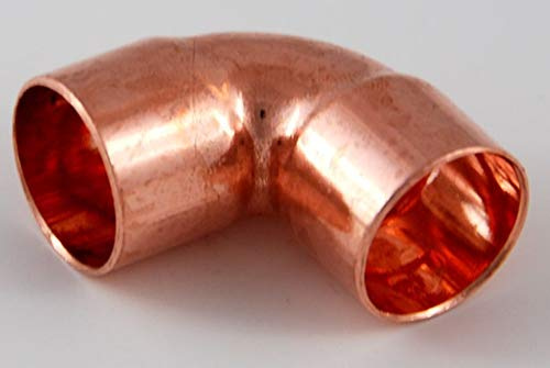 10x Kupferfitting Winkel 22 mm 90 Grad 5090 i/i Lötfitting copper fitting CU