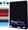 Buymax® Spannbettlaken 200x200cm Baumwolle 100% Spannbetttuch Bettlaken Jersey, Matratzenhöhe bis 25 cm, Farbe Schwarz