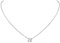 Suplight 925 Silber Buchstabe M Collier für Damen Mädchen platiniert 3D Initiale Anhänger mit 1,5mm/45cm Rolokette Simpel Namenkette Schlüsselbein Halskette Geschenk für Geburtstag Jahrestag