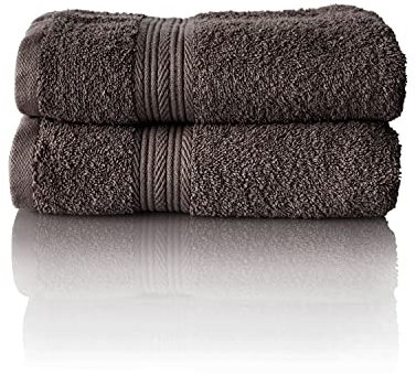 Glart Premium Frottier Handtuch Set, Frotteeserie in 6 Farben und 5 Größen, Farbe: ANTHRAZIT, 2X Handtücher 50x100 cm