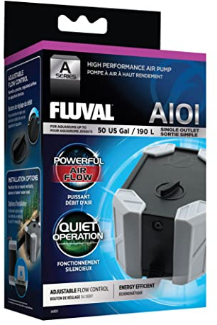 Fluval A101 Aquarium Air Pump 2.0W,Black