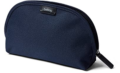 Bellroy Astuccio classico, kit quotidiano, pelle e tessuto (penne, cavi, cosmetici, oggetti personali), Navy