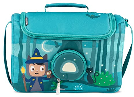 Tonies Listen & Play Bag - Secure Protection for your Toniebox, Headphones, Charging Station, and 6 Characters - Enchanted Forest