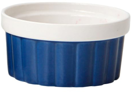 DECHOUS 1 Pc ciotola di budino cucina cucine scodelle per zuppa bowl ristorante piccole ciotole tortiere teglia per muffin ciotola di ramen di cottura teglia da forno ceramica Blue