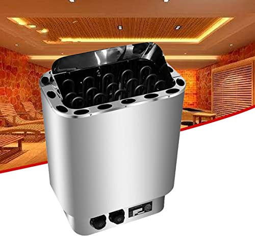 Home Sauna,Sauna Stove 3-9KW Electric Sauna Heater Wear Resistant for Bathroom SPA Dry Steam Bath Sauna Heater Stainless Steel for 2-13M3 Room (3KW)