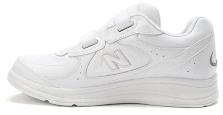New Balance Women's 577 V1 Hook and Loop Shoe, White, 7.5