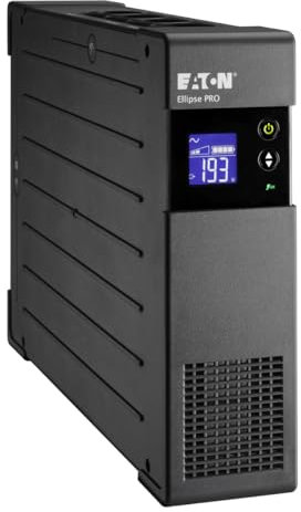 Eaton USV Ellipse PRO 850 IEC - Line Interactive USV - ELP850IEC - 850VA - (4 IEC Ausgänge) - Spannungsregelung (AVR) - USV mit Display und USB-Schnittstelle (inkl. USB-Kabel)