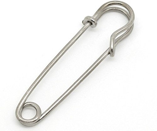 Telliswelt Kiltnadel Grosse Sicherheitsnadel Schmucknadeln Tuchnadel Kilt 5,6 cm