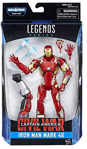 Marvel 6-Inch Legends Series Iron Man Mark 46 Figure