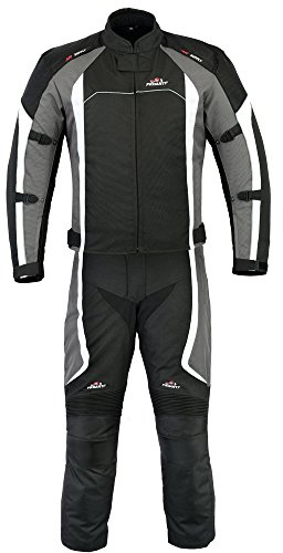 PROANTI Motorradkombi Biker Motorrad Textil Kombi wasserdichte Jacke und Hose - Größe XXL