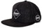 Blackskies® Hades Snapback Cap | Herren und Damen Schirm Kappe | Premium Baseball Mütze Basecap Gum Spot Brand Logo Wolle Schwarz Speckle