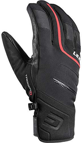 LEKI - Bastone Unisex per Adulti, Colore: Nero/Rosso