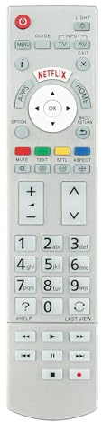 VINABTY N2QAYB001012 Telecomando di Ricambio applicabile per Panasonic Viera TV TX-55CX800E TX-55CX802B TX-55CXW804 TX-65CX800E TX-65CX802B TX-40CX802B TX-40CXW804 TX-50CX800E TX-50CX802B TX-50CXW804