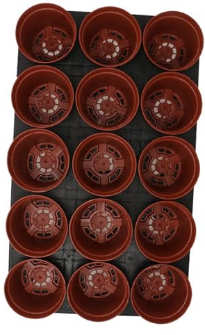 YARNOW 1 Set Vassoio per piantine in Crescita pentola in Piedi Collo di Cigno vasetti per piantine Piante da Esterno bancali Pallet Contenitore vivaio Coppa in Crescita plastica