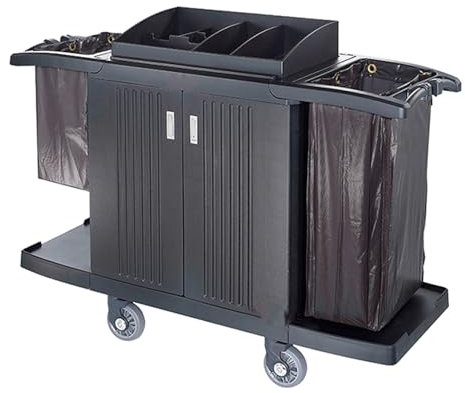 GBPLDMAQ Putzwagen mit Verschleißfestigkeit, Wäschekorb mit Rädern wasserdichte Tasche aus Oxford-Stoff, Wäschewagen mit Trennwand-Design, mit Lenkrollen
