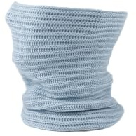 Tour de cou unisexe 100 % cachemire tricoté, tubulaire, taille unique, fabriqué en Italie, bleu ciel, Taille Unique