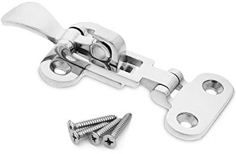 9Tong Tarea Pesada Pestillo Bloqueable Escotilla de Acero Inoxidable Pestillo Bloqueable Barco Marino Cerrojo de Hardware de Yate de Gabinete de Pestillo Anti traqueteo SUS316